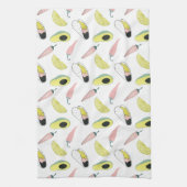 Laten we Taco Over Liefde | Cirkel Taco Element Theedoek (Verticaal)