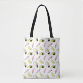 Laten we Taco Over Liefde | Cirkel Taco Element Tote Bag (Voorkant)