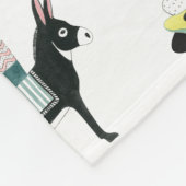 Laten we Taco Over Liefde Fleece Deken (Hoek)