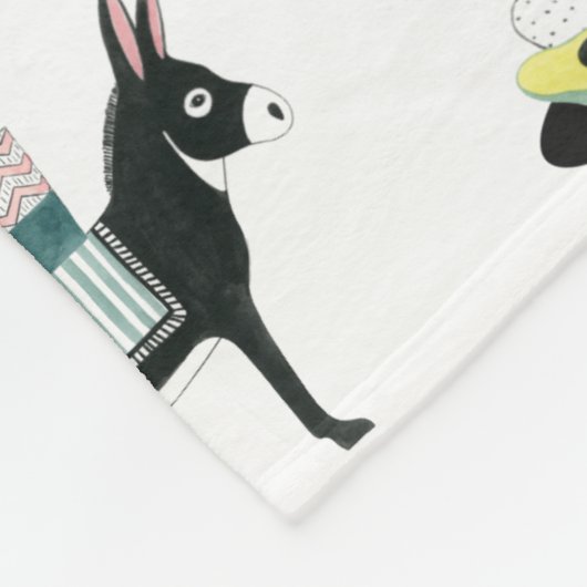 Laten we Taco Over Liefde Fleece Deken (Hoek)