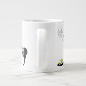 Laten we Taco Over Liefde Grote Koffiekop (Achterkant)