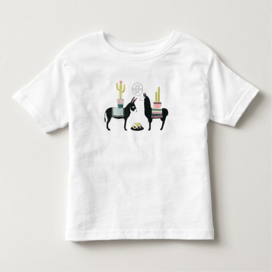 Laten we Taco Over Liefde Kinder Shirts (Voorkant)