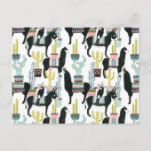 Laten we Taco Over Liefde | Llama en Donkey Patter Briefkaart (Voorkant)