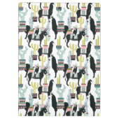 Laten we Taco Over Liefde | Llama en Donkey Patter Klembord (Achterkant)