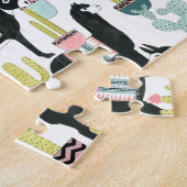 Laten we Taco Over Liefde | Llama en Donkey Patter Legpuzzel (Zijkant)