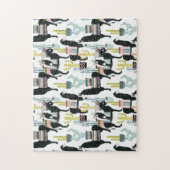 Laten we Taco Over Liefde | Llama en Donkey Patter Legpuzzel (Verticaal)