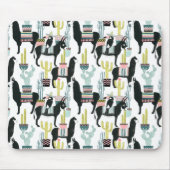 Laten we Taco Over Liefde | Llama en Donkey Patter Muismat (Voorkant)