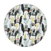 Laten we Taco Over Liefde | Llama en Donkey Patter Snijplank (Voorkant)