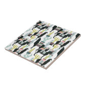 Laten we Taco Over Liefde | Llama en Donkey Patter Tegeltje (Zijkant)