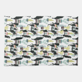 Laten we Taco Over Liefde | Llama en Donkey Patter Theedoek (Horizontaal)