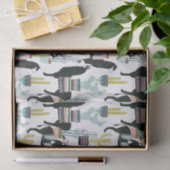 Laten we Taco Over Liefde | Llama en Donkey Patter Tissuepapier (Geschenk)