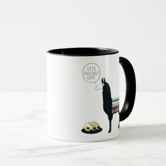 Laten we Taco Over Liefde Mok (Voorkant rechts)