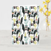 Laten we Taco over liefde| Patroon Llama & Donkey Kaart (Gele Bloem)