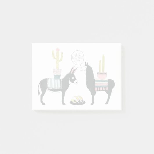 Laten we Taco Over Liefde Post-it® Notes (Voorkant)