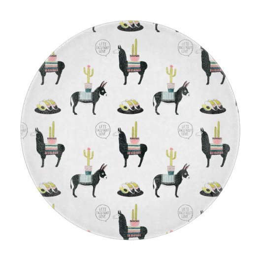 Laten we Taco Over Liefde Snijplank (Voorkant)