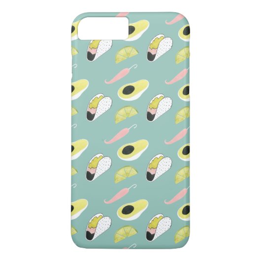 Laten we Taco Over Liefde | Taco Element Pattern Case-Mate iPhone Case (Achterkant)