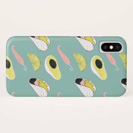 Laten we Taco Over Liefde | Taco Element Pattern Case-Mate iPhone Case (Achterkant (horizontaal))