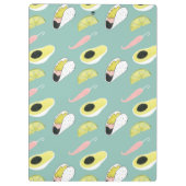 Laten we Taco Over Liefde | Taco Element Pattern Klembord (Achterkant)