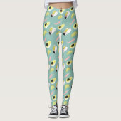 Laten we Taco Over Liefde | Taco Element Pattern Leggings (Voorkant)