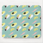 Laten we Taco Over Liefde | Taco Element Pattern Muismat (Voorkant)