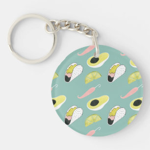 Laten we Taco Over Liefde   Taco Element Pattern Sleutelhanger