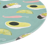 Laten we Taco Over Liefde | Taco Element Pattern Snijplank (Hoek)