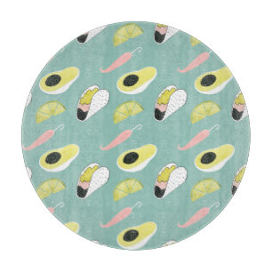 Laten we Taco Over Liefde   Taco Element Pattern Snijplank