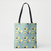 Laten we Taco Over Liefde | Taco Element Pattern Tote Bag (Voorkant)