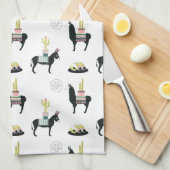 Laten we Taco Over Liefde Theedoek (Quarter Fold)