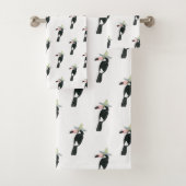 Laten we Taco Over Liefde | Toucan Sombrero Bad Handdoek (Insitu)