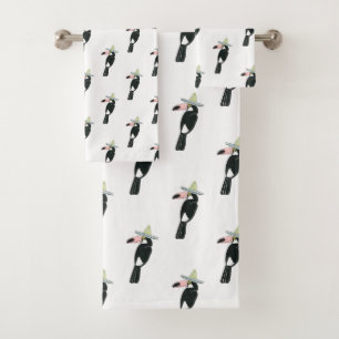 Laten we Taco Over Liefde   Toucan Sombrero Bad Handdoek