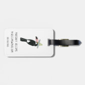 Laten we Taco Over Liefde | Toucan Sombrero Bagagelabel (Achterkant horizontaal)