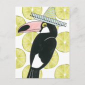 Laten we Taco Over Liefde | Toucan Sombrero Briefkaart (Voorkant)