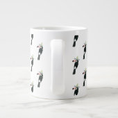 Laten we Taco Over Liefde | Toucan Sombrero Grote Koffiekop (Achterkant)