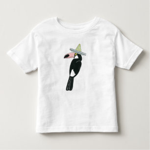 Laten we Taco Over Liefde   Toucan Sombrero Kinder Shirts