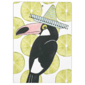 Laten we Taco Over Liefde | Toucan Sombrero Klembord (Achterkant)