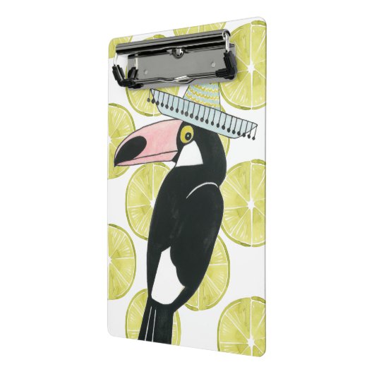 Laten we Taco Over Liefde | Toucan Sombrero Mini Klembord (Angled2)