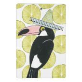 Laten we Taco Over Liefde | Toucan Sombrero Mini Klembord (Achterkant)