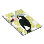 Laten we Taco Over Liefde | Toucan Sombrero Notitieboek (Rechterzijde)