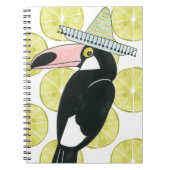 Laten we Taco Over Liefde | Toucan Sombrero Notitieboek (Voorkant)