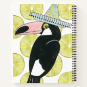 Laten we Taco Over Liefde | Toucan Sombrero Notitieboek (Achterkant)