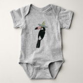 Laten we Taco Over Liefde | Toucan Sombrero Romper (Voorkant)