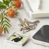 Laten we Taco Over Liefde | Toucan Sombrero Sleutelhanger (Zijkant)