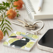 Laten we Taco Over Liefde | Toucan Sombrero Sleutelhanger (Voorkant Rechts)