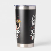 Laten we taco 'over mijn fitnessdoelen grappige re geïsoleerde drinkbeker (Rechts)