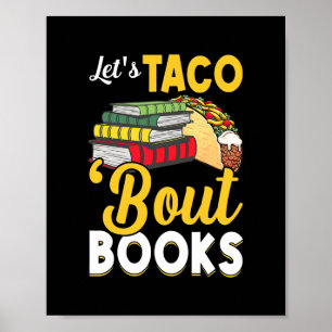 Laten we Taco'Bout Boek Lover Cinco de Mayo Poster