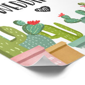 Laten we Tacoën Over Trouw Cactus Fiesta Tafelbord Poster (Hoek)