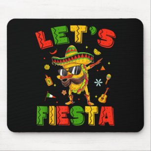 Laten we taco's feesten met cinco de mayo Mexicaan Muismat