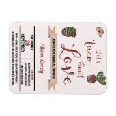 Laten we Taco's houden van het Mexicaanse Theme Vr Magneet (Horizontaal)