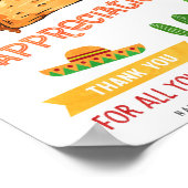 Laten we Taco's over de waardeaanduiding vertellen Poster (Hoek)